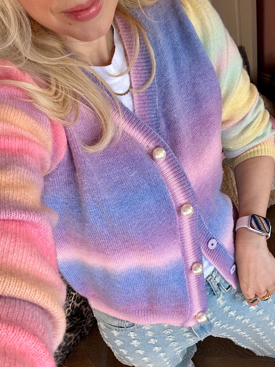 Hilda Ombre Mix Cardigan – Olivia Rubin