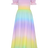 Isolde Pastel Ombre Cotton Dress