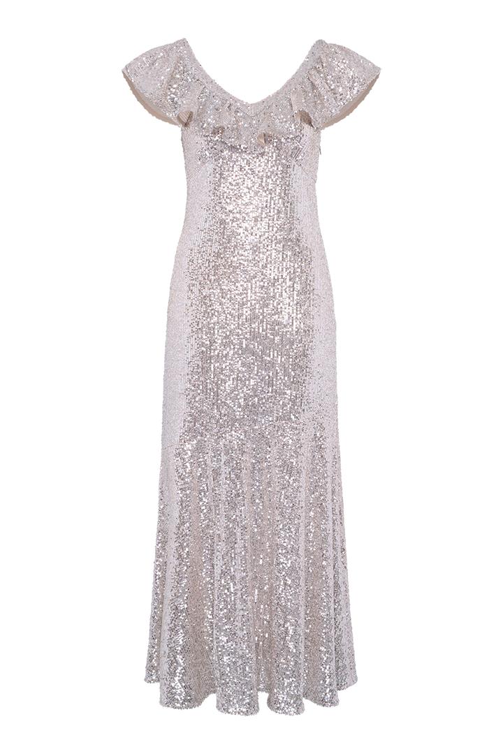 white lace dress high neck LACE HIGH-NECK MAXI DRESS IN WHITE | CULT MIA