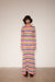 Vivica Retro Wiggle Knit Maxi Dress