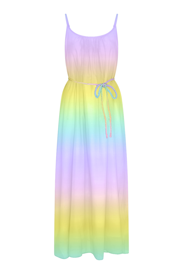 pastel rainbow tie dye dress Custom pastel rainbow tie dyed dress