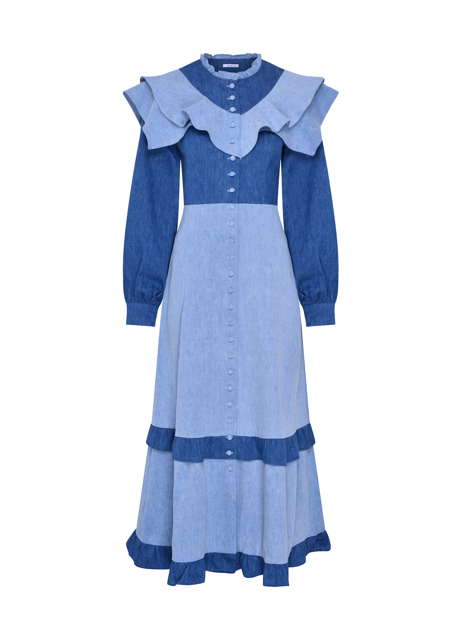 two tone denim dress adabellebuntrock on LTK