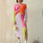 Delilah Colourblock Knit Mix Jumper