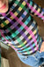 Kit Black Multi Check Top
