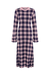 Kyra Navy Pink Gingham Knit Dress
