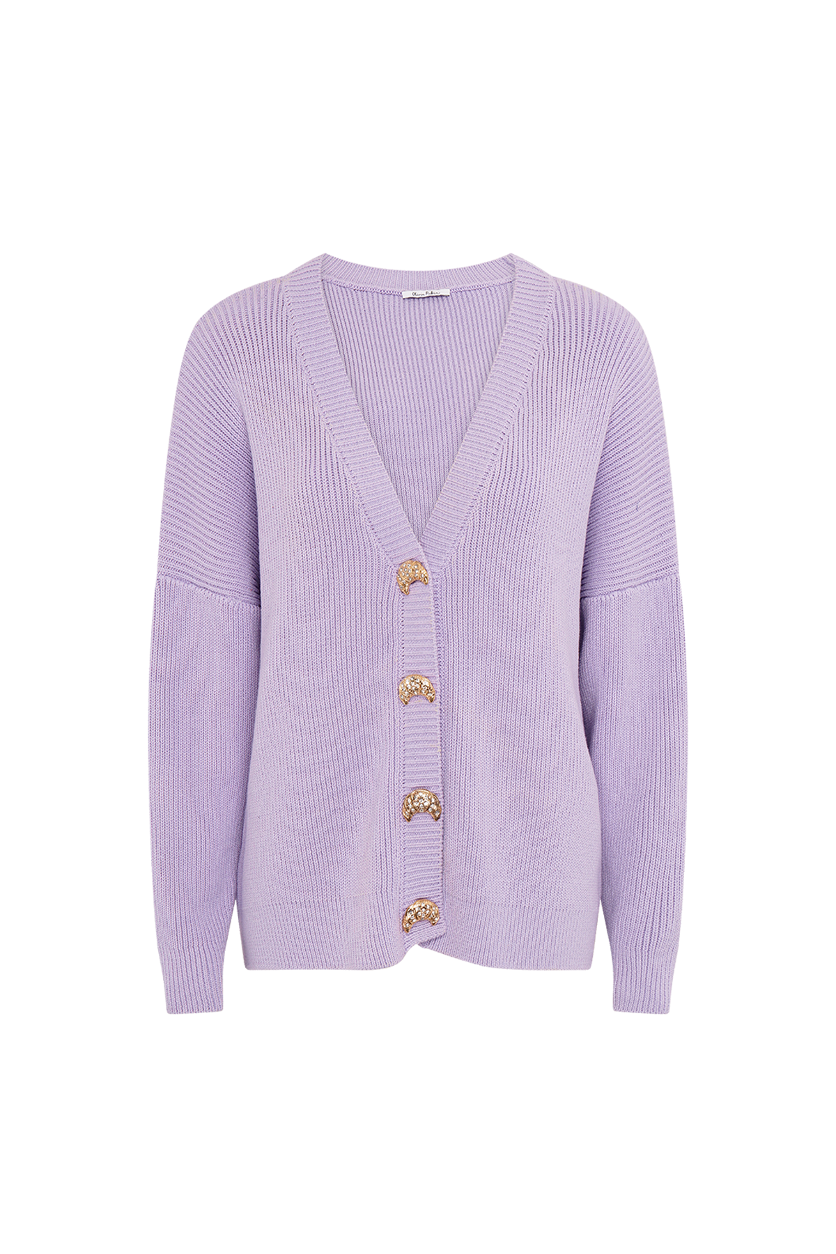 Frankie Lilac Croissant Cardigan