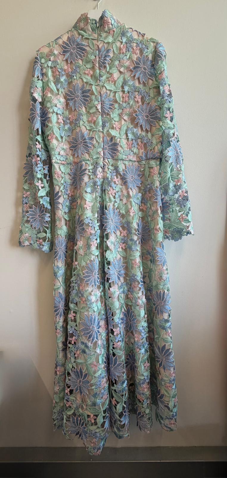 blue guipure lace dress Navy Blue Guipure Lace