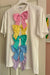 Mindy Multi Bow White T-Shirt