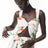 Roisin Painterly Floral Tie Front Crop Top