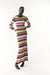 Vivica Multicolour Wiggle Knit Maxi Dress