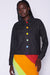 Brea Black Denim Rainbow Button Jacket