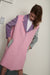 Beatrix Pink Colourblock Coat
