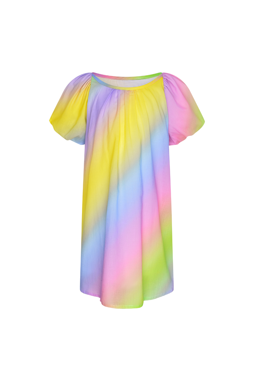 Kids Olympia Pastel Rainbow Dress