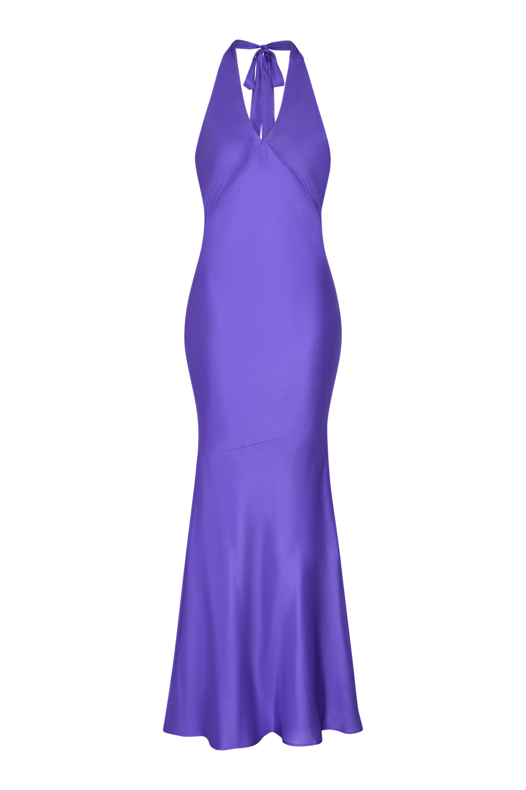 Colleen Purple Halterneck Maxi Dress – Olivia Rubin