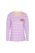 Robbie Lilac Stripe Long Sleeve T-Shirt